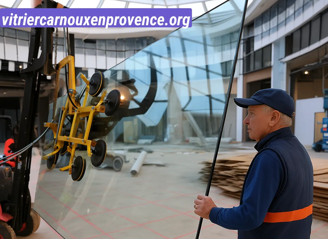 Remplacement de vitrine magasin Carnoux-en-Provence